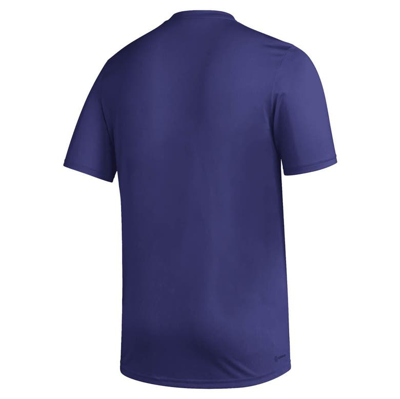 Shop Adidas Originals Adidas Purple Washington Huskies 2023/24 Aeroready Homeland Plate Pregame T-shirt