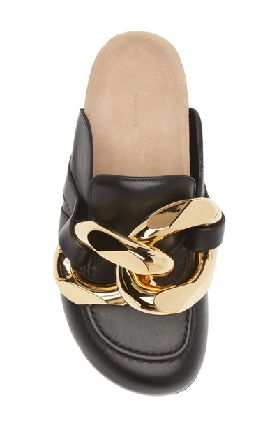 Shop Jw Anderson Chain Link Loafer Mule In Black