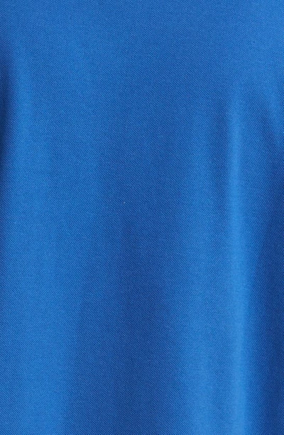 North Sails Tipped Stretch Cotton Polo In Ocean Blue