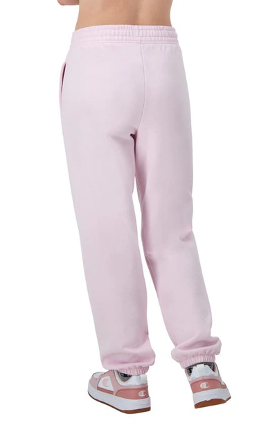 Champion Women's Powerblend Fleece Oversized Boyfriend Sweatpants In  Chantilly Pink