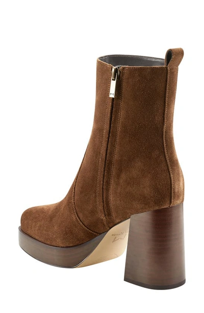 Marc Fisher Ltd Marysa Block Heel Platform Bootie In Medium Natural 101