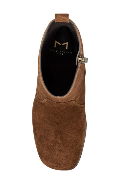 Marc Fisher Ltd Marysa Block Heel Platform Bootie In Medium Natural 101
