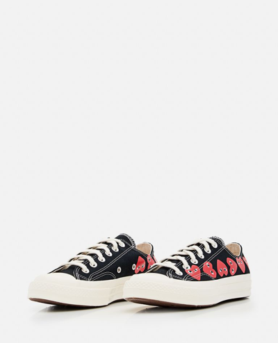 Shop Comme Des Garçons Play Comme Des Garçons X Converse Low-top Sneakers In Black