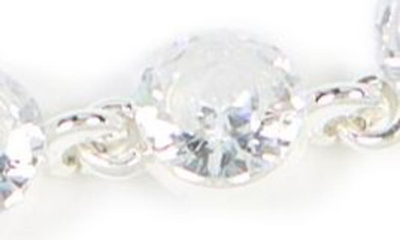 Shop Anne Klein Robin Crystal Bracelet In Silver