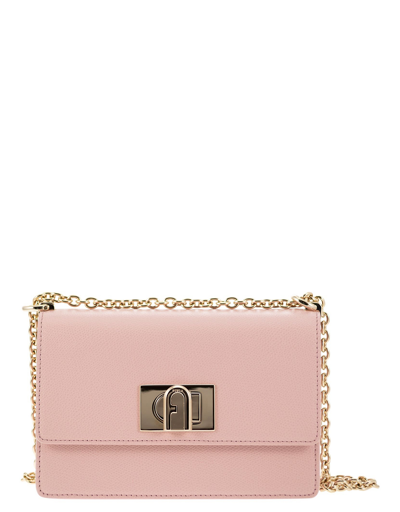 Shop Furla Designer Handbags  1927 - Mini Crossbody Bag In Rose