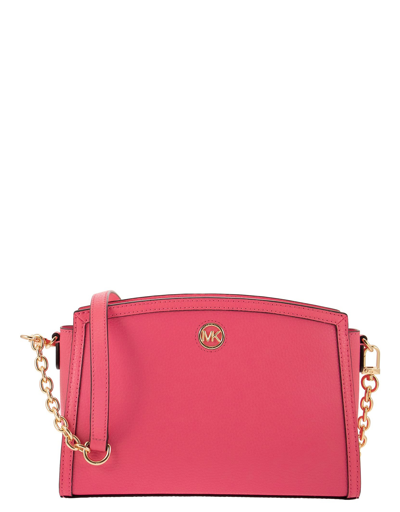 Shop Michael Kors Designer Handbags Chantal - Shoulder Bag With Logo In Rose
