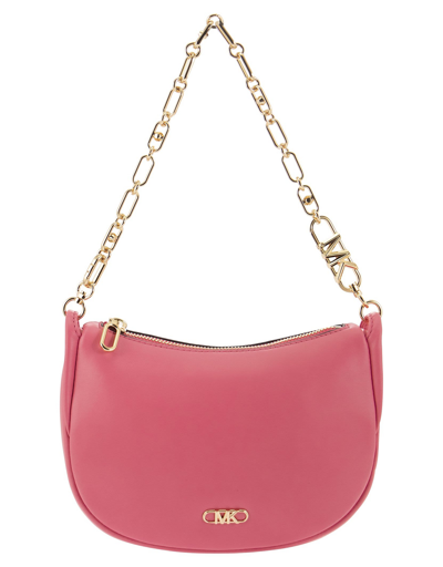 Shop Michael Kors Designer Handbags Kendall - Hand Clutch Bag In Rose