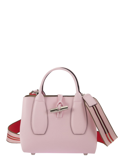 Shop Longchamp Sacs À Main Roseau - Bag With Handle S