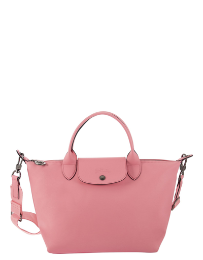 Shop Longchamp Designer Handbags Le Pliage Xtra - Leather Handbag In Rose