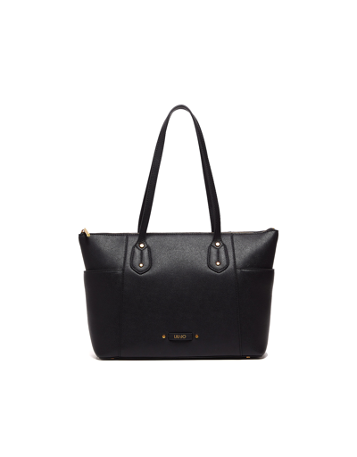Shop Liu •jo Designer Handbags Women's Black Bag In Noir