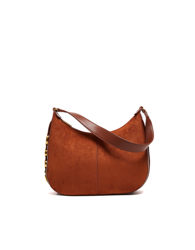 Shop Liu •jo Designer Handbags Women's Brown Bag In Marron