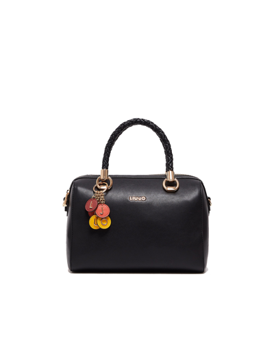 Shop Liu •jo Designer Handbags Women's Black Bag In Noir