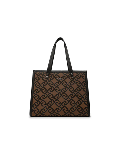 Shop Liu •jo Designer Handbags Women's Brown Bag In Marron