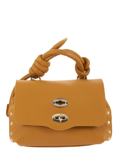 Shop Zanellato Designer Handbags Postina - Baby Heritage Bag In Orange