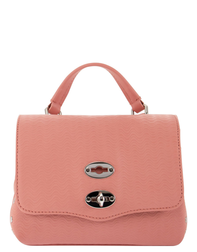 Shop Zanellato Designer Handbags Postina - Baby Cachemire Blandine In Rose