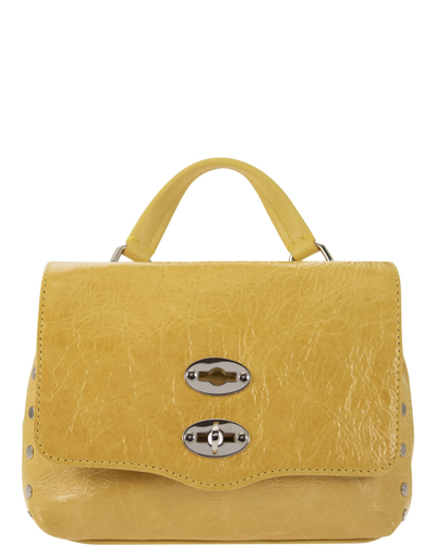 Shop Zanellato Designer Handbags Postina City Of Angels - Baby Handbag In Jaune