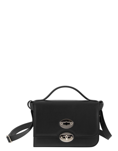 Shop Zanellato Designer Handbags Ella - Hand Bag In Noir