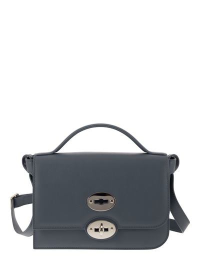 Shop Zanellato Designer Handbags Ella - Hand Bag In Bleu