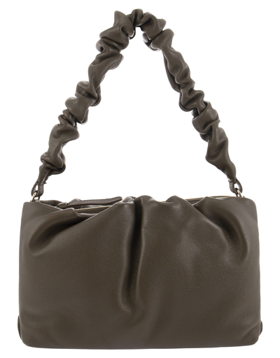 Shop Zanellato Designer Handbags Tulipa Heritage - Leather Handbag In Vert