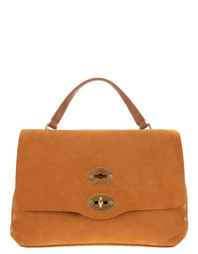 Shop Zanellato Designer Handbags Postina Jones - Handbag S In Marron