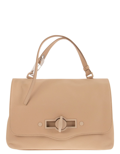 Shop Zanellato Designer Handbags Postina Hooked - Handbag S In Neutres