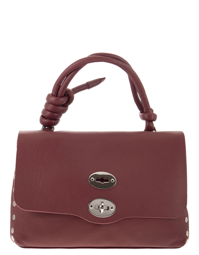 Shop Zanellato Designer Handbags Postina Knot - Handbag S In Rouge