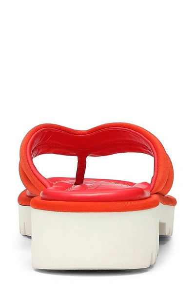Donald Pliner Barbera Flip Flop In Persimmon