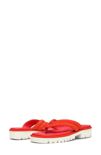 Shop Donald Pliner Barbera Flip Flop In Persimmon