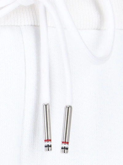Shop Thom Browne Trousers In White