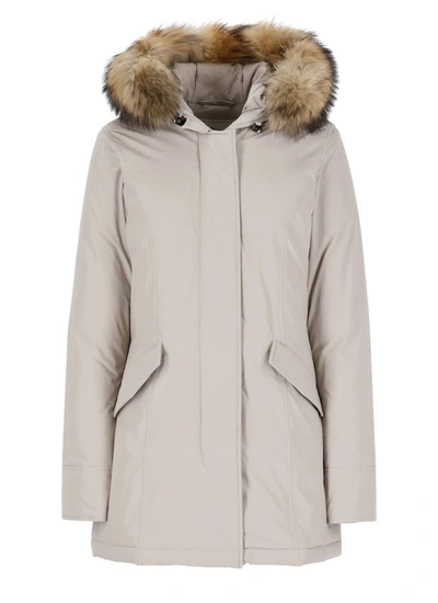 Shop Woolrich Coats Grey