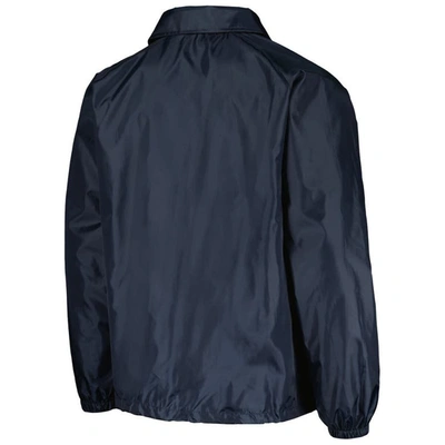 Dunbrooke Men's  Navy Boston Red Sox Coach's Raglan Full-snap Windbreaker Jacket In Navy