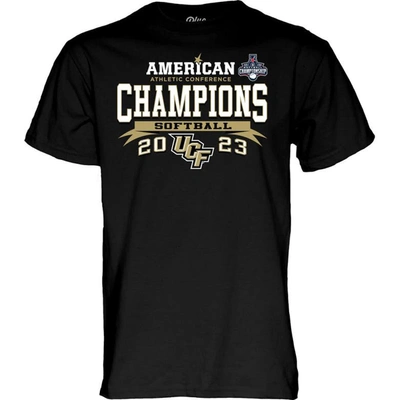 Shop Blue 84 Black Ucf Knights 2023 Aac Softball Conference Tournament Champions Locker Room T-shirt