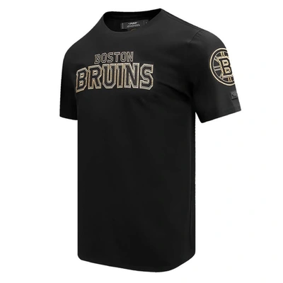 Shop Pro Standard Black Boston Bruins Wordmark T-shirt