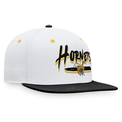 Shop Top Of The World White/black Alabama State Hornets Sea Snapback Hat