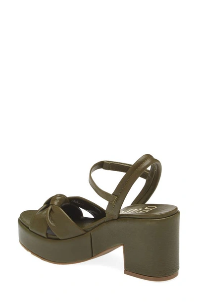 Shop Pedro Garcia Dala Slingback Platform Sandal In Ivy Soft Kid