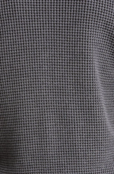 Shop Hugo Boss Boss Mabeo Cotton & Wool Zip Cardigan In Medium Grey