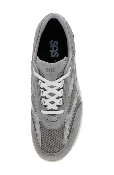 Sas Tour Mesh Sneaker In Plata Mix