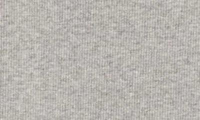 Shop Totême Toteme Classic Long Sleeve Stretch Organic Cotton Rib Top In Grey Melange