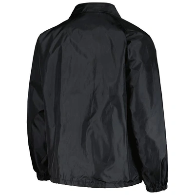 Shop Dunbrooke Black Baltimore Orioles Coach's Raglan Full-snap Windbreaker Jacket