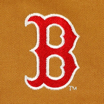 Shop Dunbrooke Brown Boston Red Sox Dakota Work Full-zip Hoodie Jacket