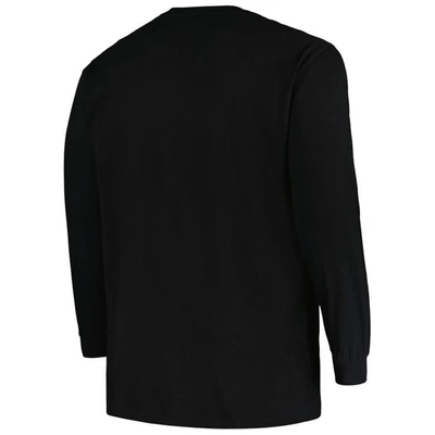 Shop Profile Black Ohio State Buckeyes Big & Tall Pop Long Sleeve T-shirt