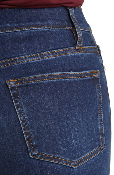 Frame Le High Hoch Sitzende Cropped Jeans Mit Geradem Bein In Majesty