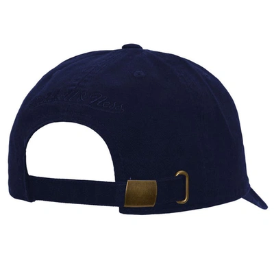 Shop Mitchell & Ness Unisex   Navy San Diego Fc Monogram Adjustable Dad Hat