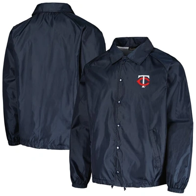 Shop Dunbrooke Navy Minnesota Twins Coach's Raglan Full-snap Windbreaker Jacket