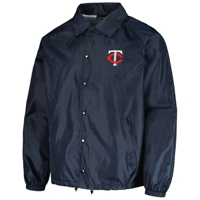 Shop Dunbrooke Navy Minnesota Twins Coach's Raglan Full-snap Windbreaker Jacket