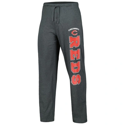 Shop Concepts Sport Charcoal/red Cincinnati Reds Meter T-shirt & Pants Sleep Set