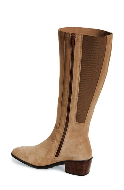 Shop Naot Gift Knee High Boot In Almond Suede