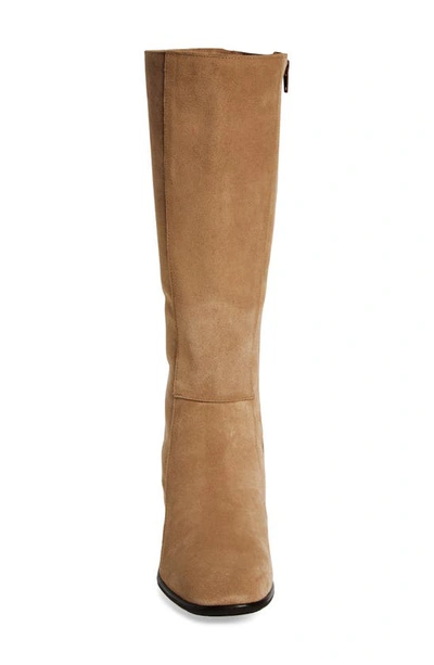 Shop Naot Gift Knee High Boot In Almond Suede