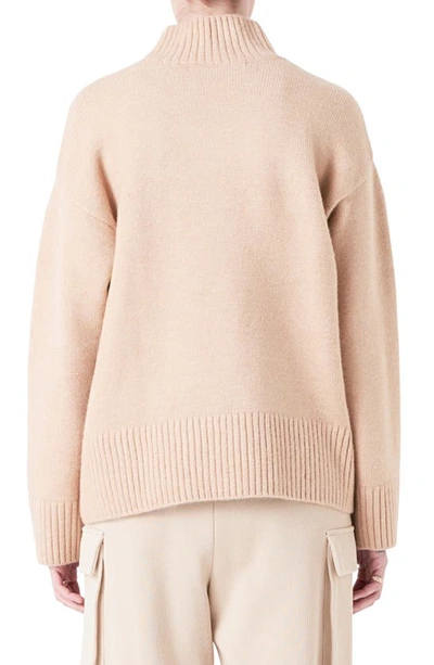 Grey Lab Women's Turtle Neck Sweater In Caramel
