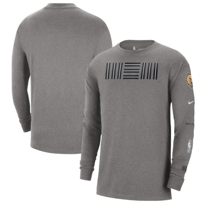 Shop Nike Charcoal Memphis Grizzlies 2023/24 City Edition Max90 Expressive Long Sleeve T-shirt